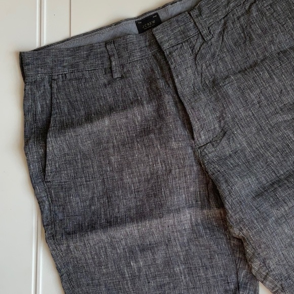 J. Crew Men’s Linen Shorts Black 30 - Picture 2 of 6